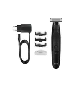 Braun | Beard Trimmer and Shaver | XT3100 | Cordless | Number of length steps 3 | Black