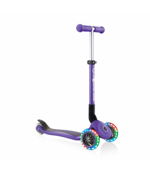 Globber | Junior Scooter | Purple | Scooter Junior Foldable Fantasy Lights | 437-103