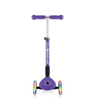 Globber | Junior Scooter | Purple | Scooter Junior Foldable Fantasy Lights | 437-103