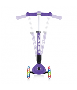 Globber | Junior Scooter | Purple | Scooter Junior Foldable Fantasy Lights | 437-103