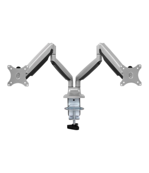 Logilink BP0043 Dual Monitor Desk mount, 13"-32",gas spring, aluminum | Logilink