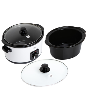 Adler | Slow Cooker | AD 6413w | 290 W | 5.8 L | Number of programs 3 | White