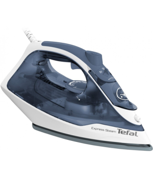 TEFAL | FV2837E0 | Steam Iron | 2400 W | Water tank capacity 150 ml | Continuous steam 35 g/min | Blue/White