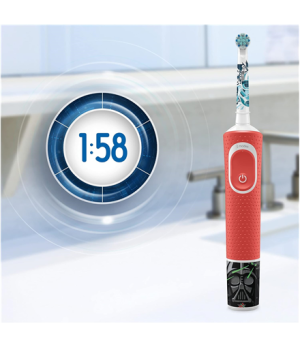 Oral-B | Electric Toothbrush with Disney Stickers | D100 Star Wars | Rechargeable | For kids | Number of brush heads included 2 