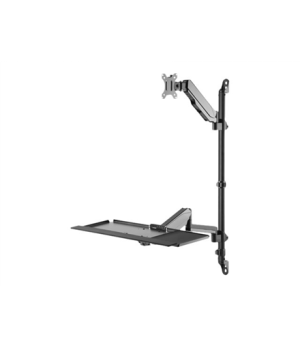 Digitus | Wall mount | Tilt, height adjustment, rotate | 17-32 " | Black