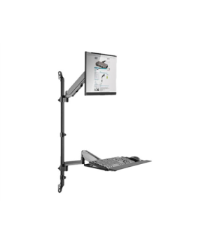 Digitus | Wall mount | Tilt, height adjustment, rotate | 17-32 " | Black