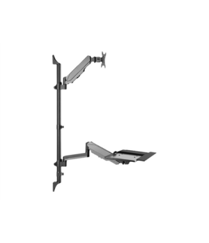 Digitus | Wall mount | Tilt, height adjustment, rotate | 17-32 " | Black