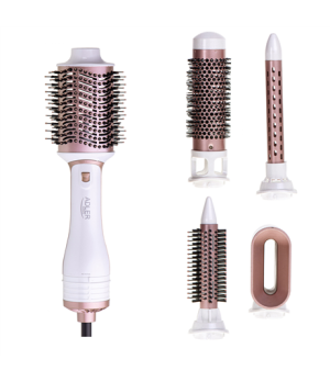 Adler | Hair Styler 5 in 1 | AD 2027 | 1200 W | Pearl White/Rose Gold