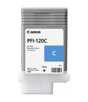 Canon PFI-120 (2886C001), žydra kasetė rašaliniams spausdintuvams