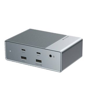 Hyper | HyperDrive Universal GEN2 15-in-1 USB-C Triple Video Docking Station For MST enabled devices | Ethernet LAN (RJ-45) port