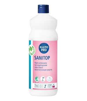 Rūgštinis sanitarinis valiklis KIILTO Sanitop, 1 l