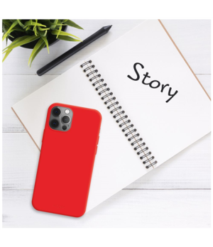 Fixed | Story | Back cover | Samsung | Galaxy A55 5G | Rubberized | Red