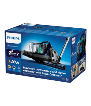 Philips | Vacuum cleaner | PowerPro Active FC9556/09 | Bagless | Power 900 W | Dust capacity 1.5 L | Blue