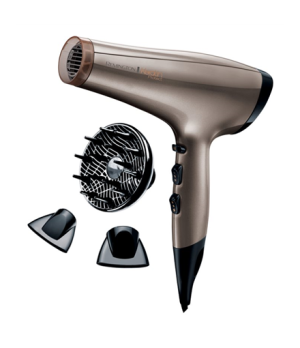 Remington | Hair Dryer | AC8002 | 2200 W | Number of temperature settings 3 | Ionic function | Diffuser nozzle | Brown/Black