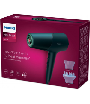 Philips Hair Dryer BHD512/00 2300 W Number of temperature settings 6 Ionic function Diffuser nozzle Navy