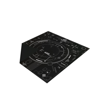 Genesis Tellur 400 Square Hud Floor Mat | Black