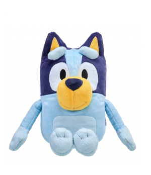 BLUEY | Toys | AA/LR6 | Blue | Plush | Interactive Hero BLUEY, 30 cm