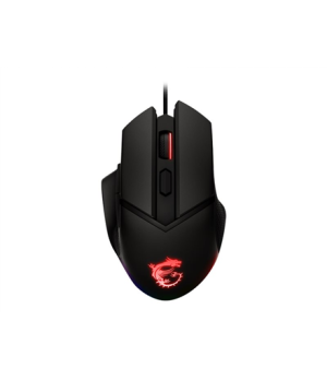 MSI CLUTCHGM20 ELITE Gaming USB RGB Adjustable up to 6400 DPI Desktop Laptop Gaming Grade Optical Mouse (Clutch GM20 ELITE) | MS