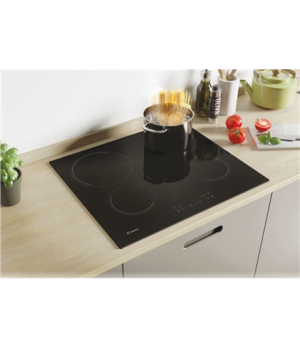 Candy | Hob | CH64CCB/4U2 | Vitroceramic | Number of burners/cooking zones 4 | Touch | Black