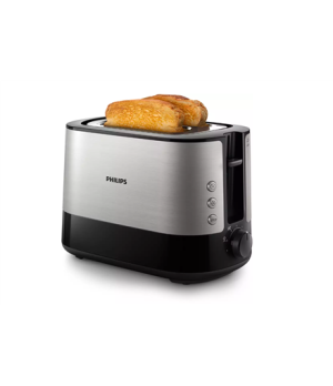 Philips | Toaster | HD2635/90 Viva Collection | Number of slots 2 | Housing material Metal/Plastic | Stainless Steel/Black
