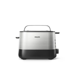 Philips | Toaster | HD2635/90 Viva Collection | Number of slots 2 | Housing material Metal/Plastic | Stainless Steel/Black