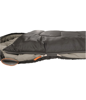 Easy Camp | Cosmos Black L | Sleeping Bag | 210 x 75 x 50 cm | Two-way open | Black