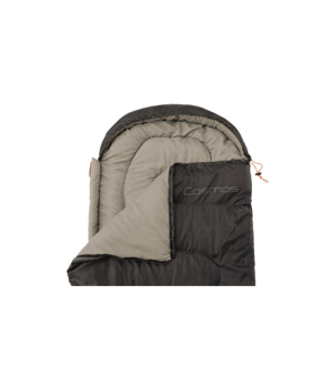 Easy Camp | Cosmos Black L | Sleeping Bag | 210 x 75 x 50 cm | Two-way open | Black