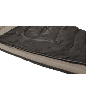 Easy Camp | Cosmos Black L | Sleeping Bag | 210 x 75 x 50 cm | Two-way open | Black