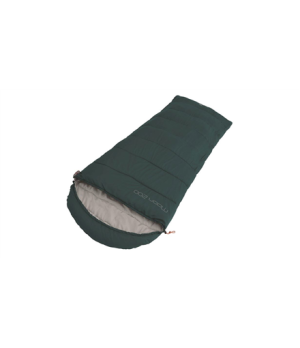 Easy Camp | Camp Moon 200 "L" | Sleeping Bag | 220 x 80 cm | 2 way open-end - auto lock, L-shape | Teal