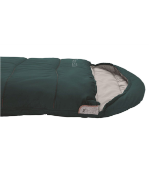 Easy Camp | Camp Moon 200 "L" | Sleeping Bag | 220 x 80 cm | 2 way open-end - auto lock, L-shape | Teal