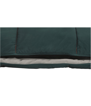 Easy Camp | Camp Moon 200 "L" | Sleeping Bag | 220 x 80 cm | 2 way open-end - auto lock, L-shape | Teal