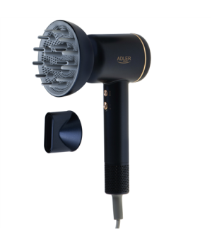 Adler Hair Dryer | AD 2270 SUPERSPEED | 1600 W | Number of temperature settings 3 | Ionic function | Diffuser nozzle | Black