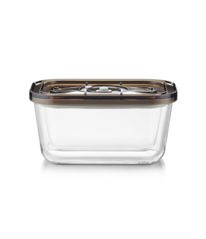 Caso Glass Vacuum Container with Plastic Lid | VacuBoxx Eco M | Transparent