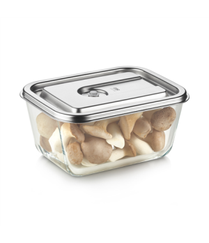 Caso Glass Vacuum Container with Plastic Lid | VacuBoxx Inox XL | Transparent