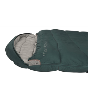 Easy Camp | Moon 200 Double | Sleeping Bag | 220 x 150 cm | 2 way open - auto lock, L-shape | Teal