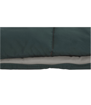 Easy Camp | Moon 200 Double | Sleeping Bag | 220 x 150 cm | 2 way open - auto lock, L-shape | Teal