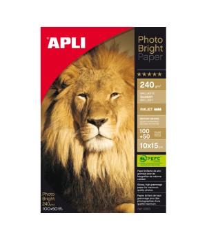 Foto popierius APLI BRIGHT PRO, 10 x 15 cm, 240 g/m2, 150 lapų