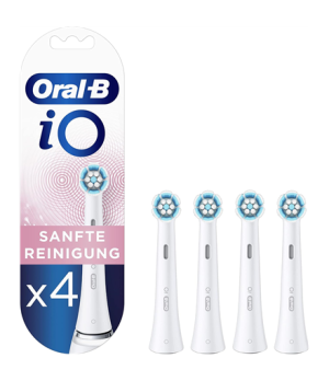 Oral-B | Cleaning Replaceable Toothbrush Heads | iO refill Gentle | Heads | For adults | Number of brush heads included 4 | Whit