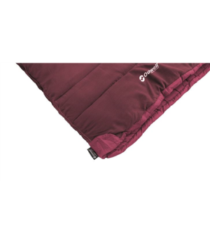 Outwell | Champ Kids Deep Red | Sleeping Bag | 150 x 70 cm | 2 way open, L-shape