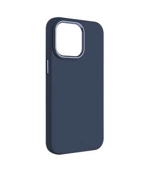 Fixed | MagFlow | Back cover | Apple | iPhone 15 Pro | Liquid silicon | Blue