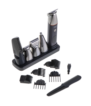 Adler | 5in1 Men’s Grooming Kit | AD 2946 | Cordless | Number of length steps 4 | Black/Stainless Steel