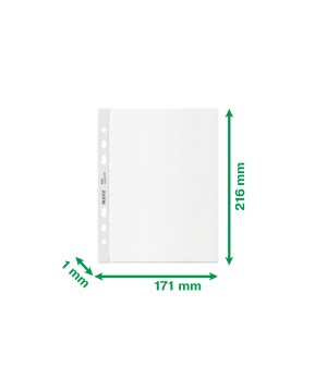 Įmautės Leitz Recycle CO2 Neutral, A5, 100mic,  25vnt, matinės sp.