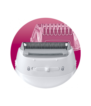 Braun Epilator | SES9-980 Silk-épil 9 SkinSpa | Operating time (max) 40 min | Number of power levels 2 | Wet & Dry | White/Pink