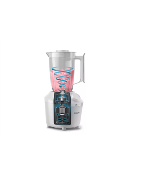 Philips | Blender | HR2041/00 3000 Series | Tabletop | 450 W | Jar material Plastic | Jar capacity 1.9 L | Ice crushing | Black