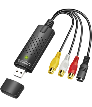 Logilink | USB 2.0 A/V grabber, USB-A/M to 3x RCA + Mini-DIN 5/F, Windows 11 | VG0030A