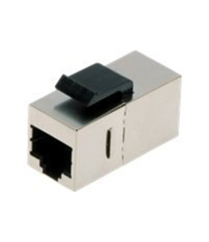 CAT 5e modular coupler, shielded RJ45 to RJ45, for panel connection