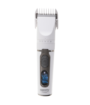 Camry | Hair Clipper with LCD Display | CR 2841 | Cordless | Number of length steps 6 | White/Brown