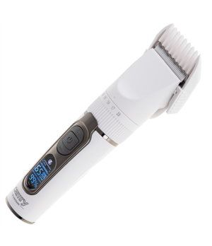 Camry | Hair Clipper with LCD Display | CR 2841 | Cordless | Number of length steps 6 | White/Brown