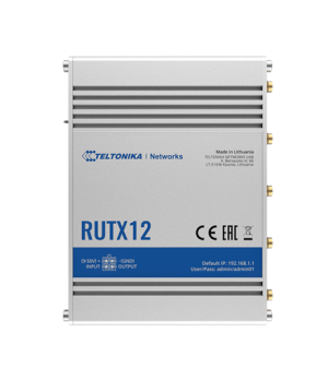 Dual LTE Cat 6 Router | RUTX12 | 802.11ac | 867 Mbit/s | 10/100/1000 Mbit/s | Ethernet LAN (RJ-45) ports 4 | Mesh Support No | M