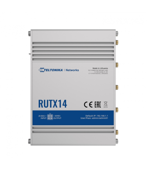 LTE Cat 12 Router | RUTX14 | 802.11ac | 867 Mbit/s | 10/100/1000 Mbps Mbit/s | Ethernet LAN (RJ-45) ports 5 | MU-MiMO Yes | 4G |